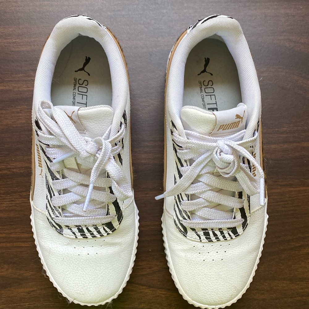 PUMA Woman’s Softfoam+ Optimal Comfort White/Cheetah
